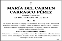María del Carmen